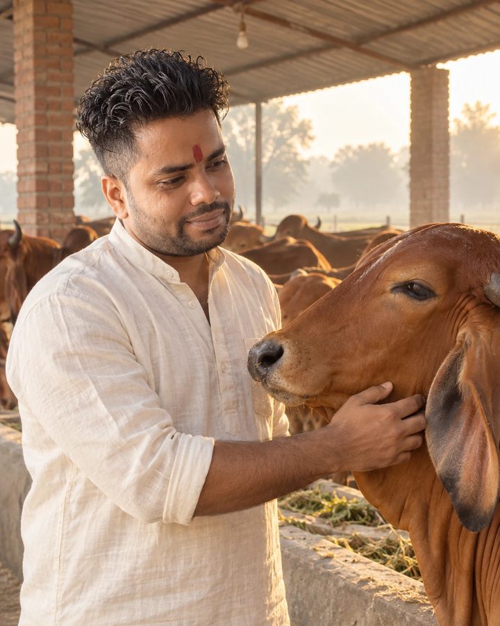 Omkar, Gwala · cow care