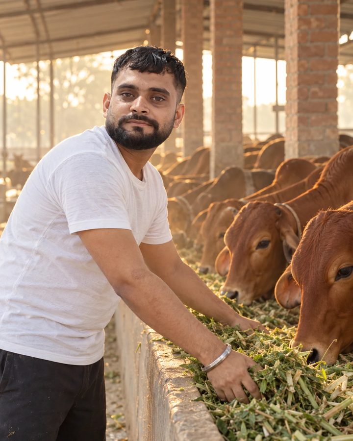 Jaidev, Gwala · cow care